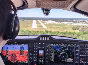 Pilot cockpit aviation training